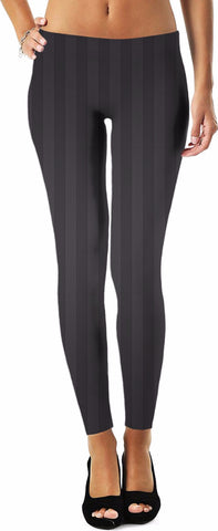 Business Casual Striped Leggings