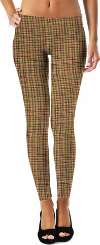 Business Casual Plaid Leggings