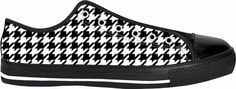 Houndstooth Sneaking Up Sneakers