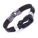 Vintage Bowknot Wrap Genuine Leather Bracelet