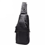 Genuine Leather Crossbody Male Shoulder Bag