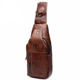 Genuine Leather Crossbody Male Shoulder Bag